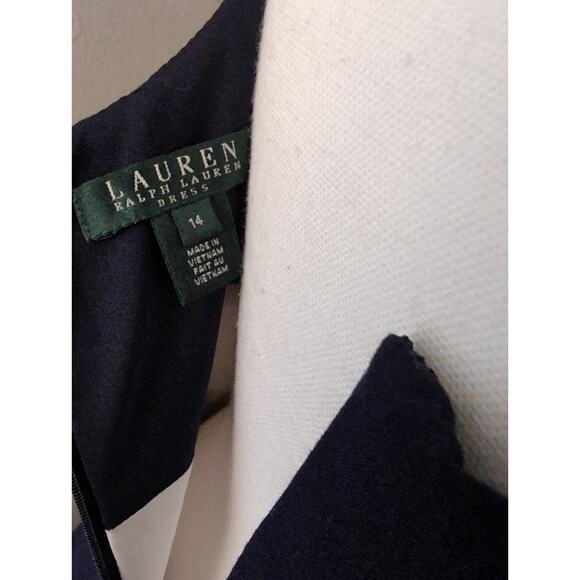 Lauren by Ralph Lauren sleeveless striped preppy nautical dress - Picture 5 of 6